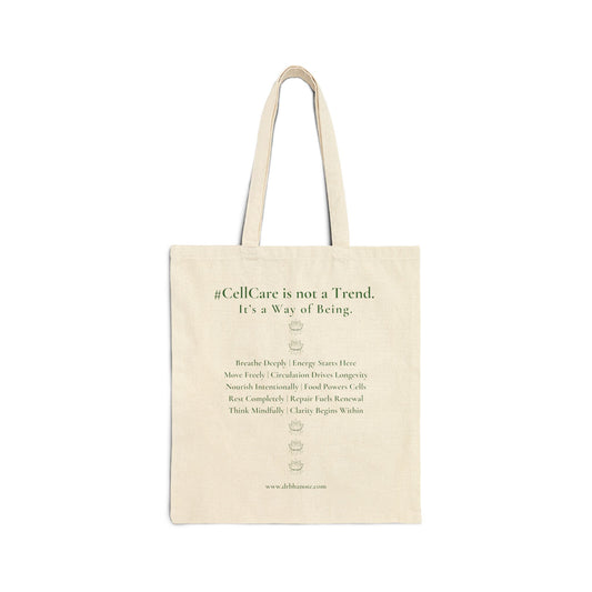 #CellCare Eco-Friendly Cotton Canvas Tote – Sustainability Meets Purpose